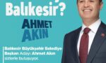 AHMET AKIN’IN HALK BULUŞMASI SALI GÜNÜ, SAAT 14.00’TE