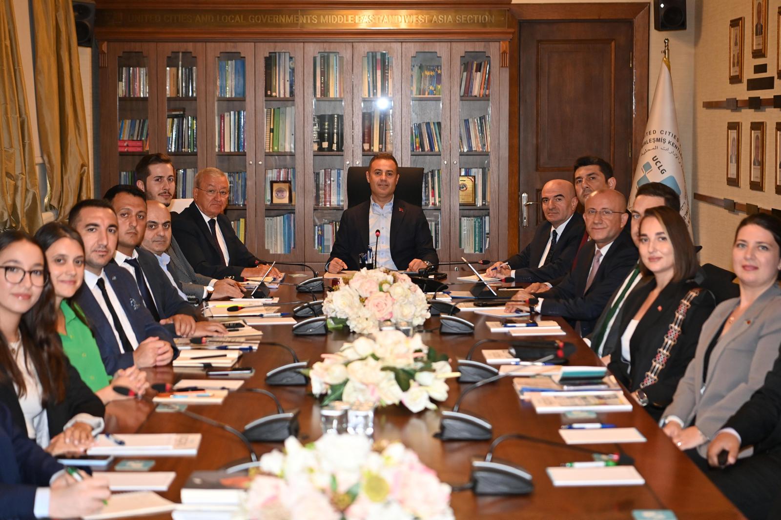 Başkan Akın’dan UCLG-MEWA ziyareti