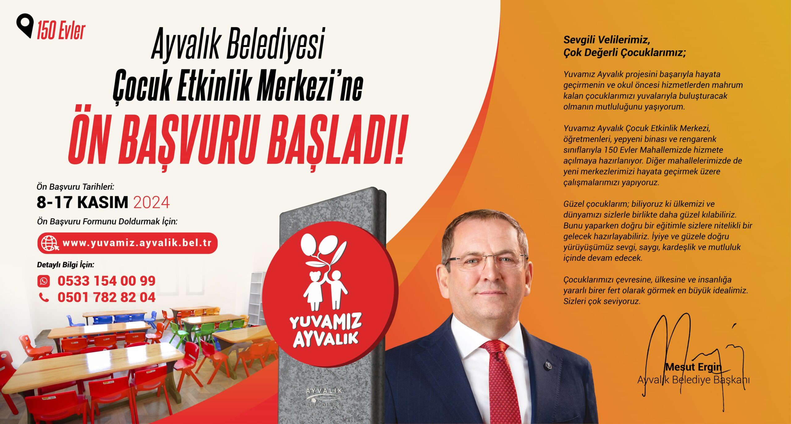 YUVAMIZ AYVALIK AÇILIYOR…