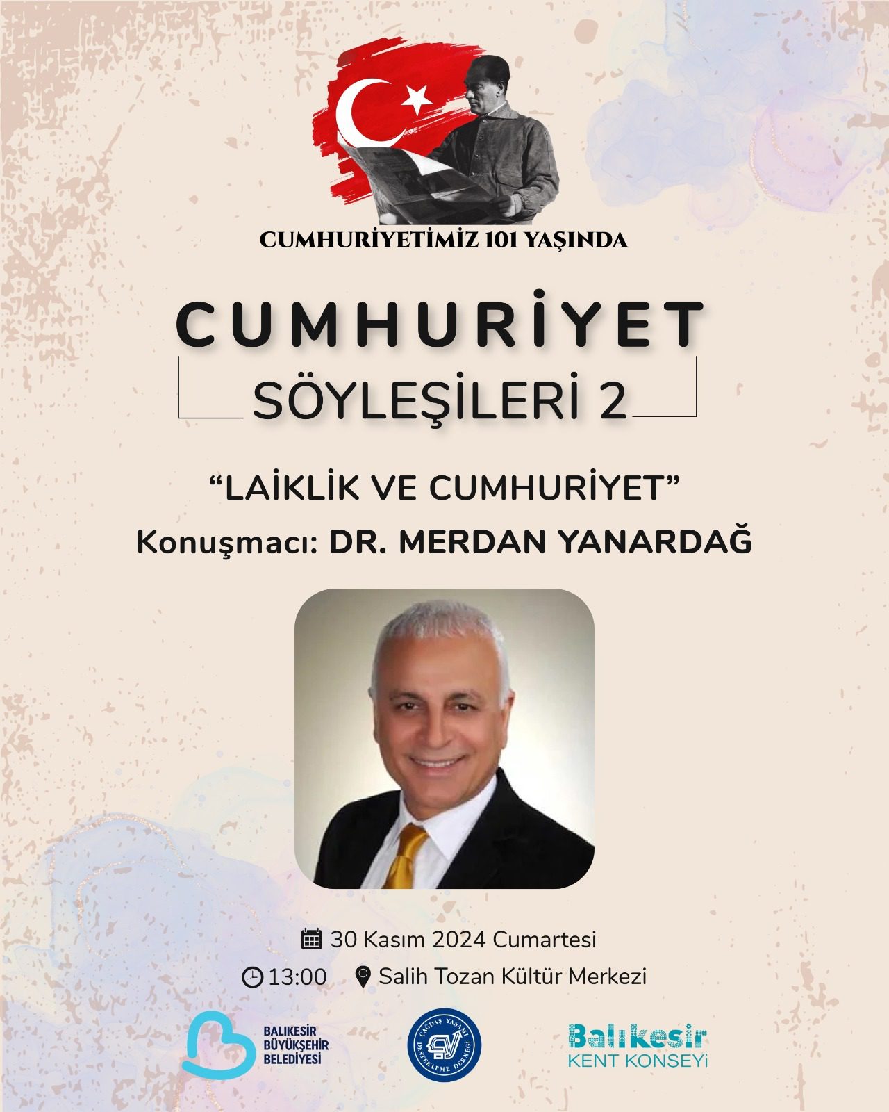 Balıkesir’de “Laiklik ve Cumhuriyet” söyleşisi