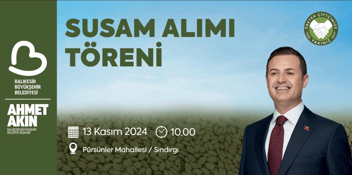 Susam Alımı Töreni