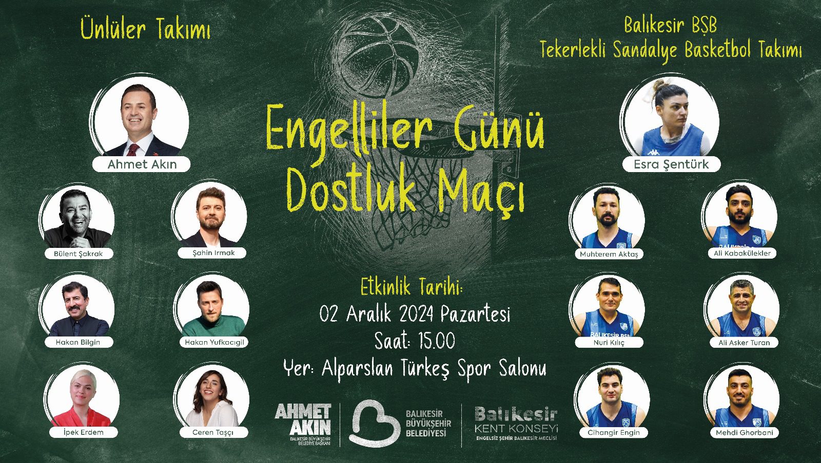 Dünya Engelliler Günü’nde anlamlı bir dostluk maçı