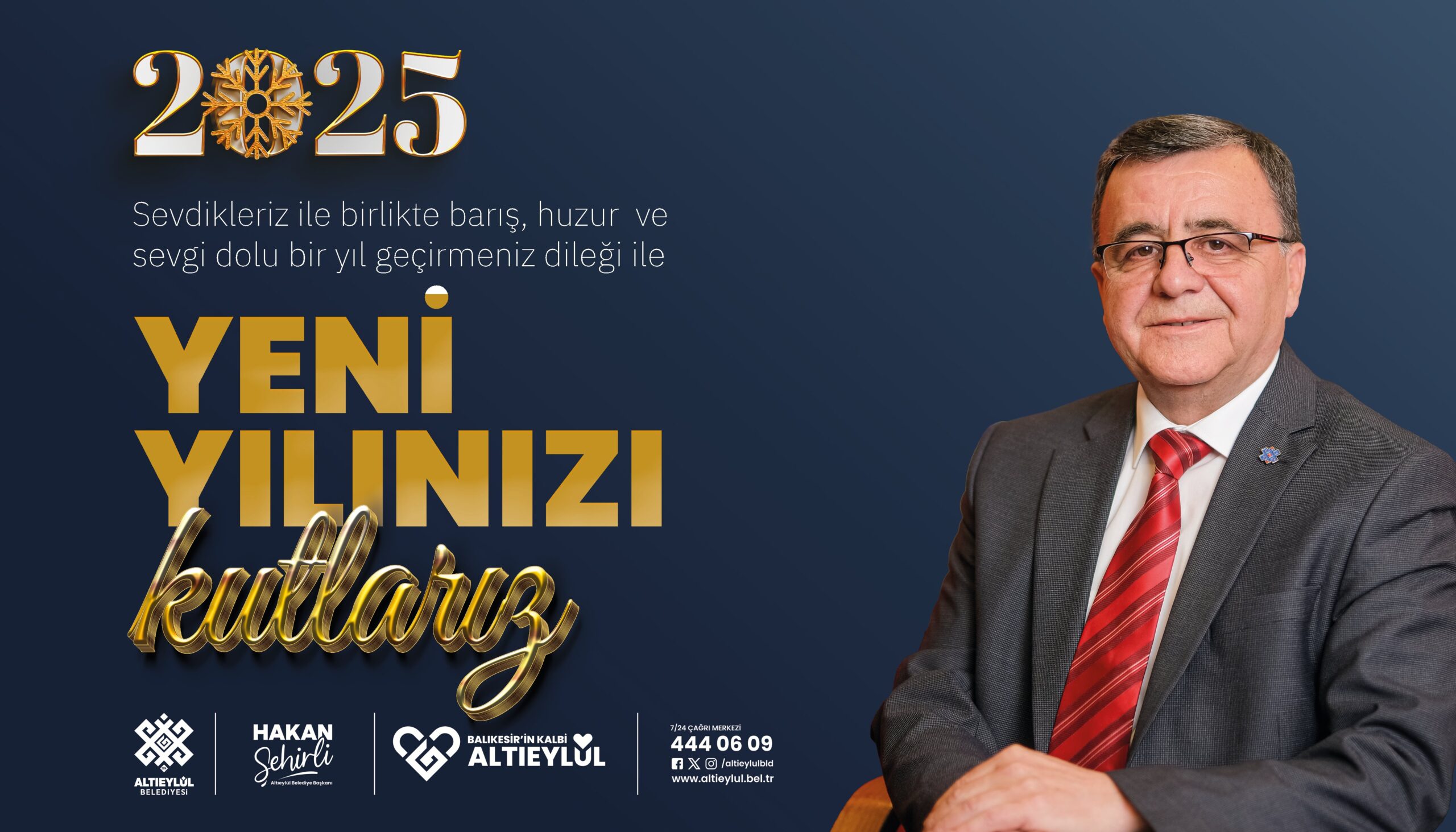 BAŞKAN HAKAN ŞEHİRLİ’DEN 2025 MESAJI!