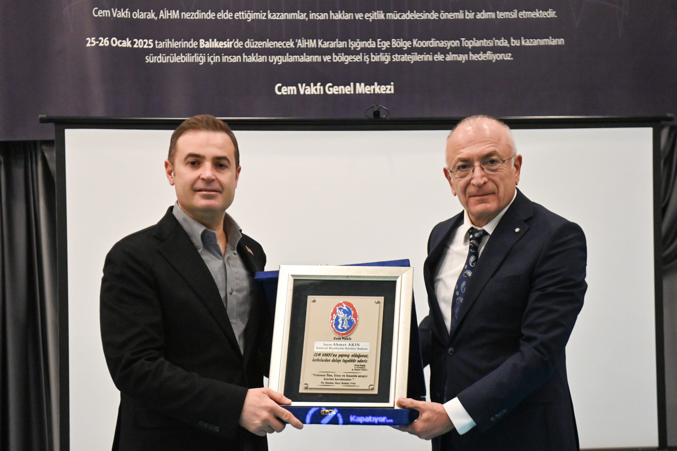 Cem Vakfı Ege Bölge Koordinasyonu Balıkesir’de toplandı