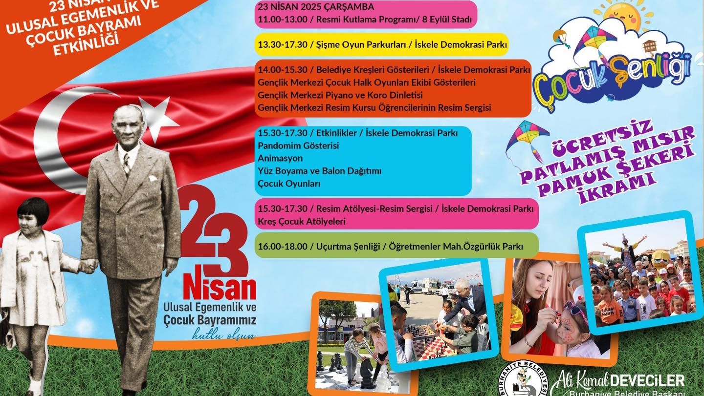 BURHANİYE’DE ÇOCUKLARA BAYRAM COŞKUSU