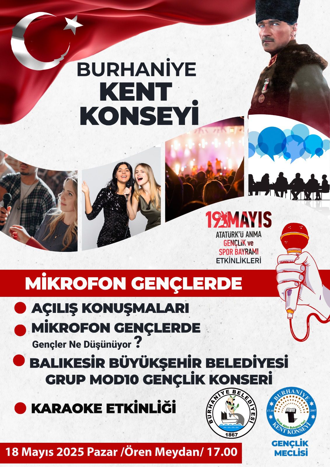 BURHANİYE’DE “MİKROFON GENÇLERDE”