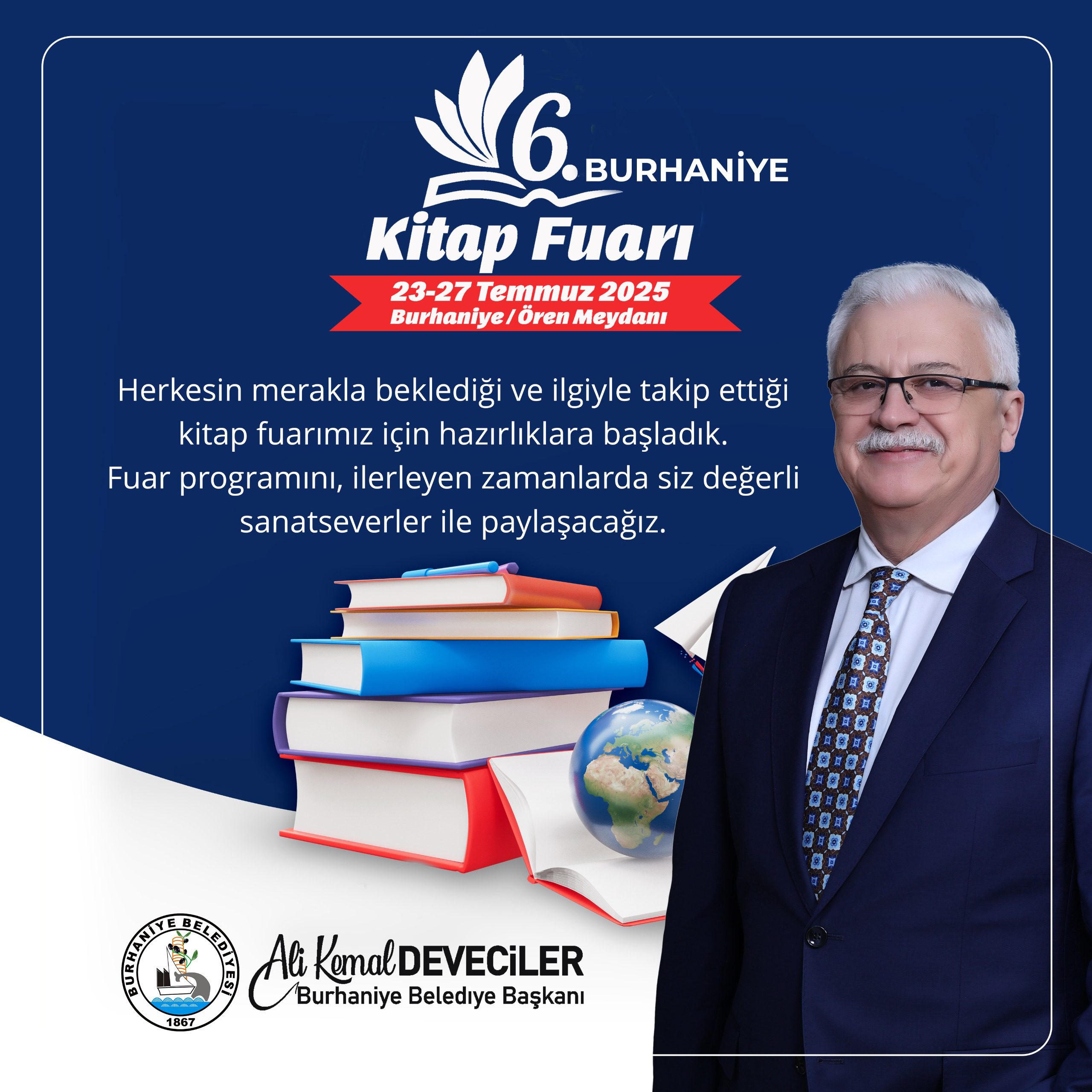 KİTAP VE SANAT TUTKUNLARI  YENİDEN BURHANİYE’DE BULUŞACAK