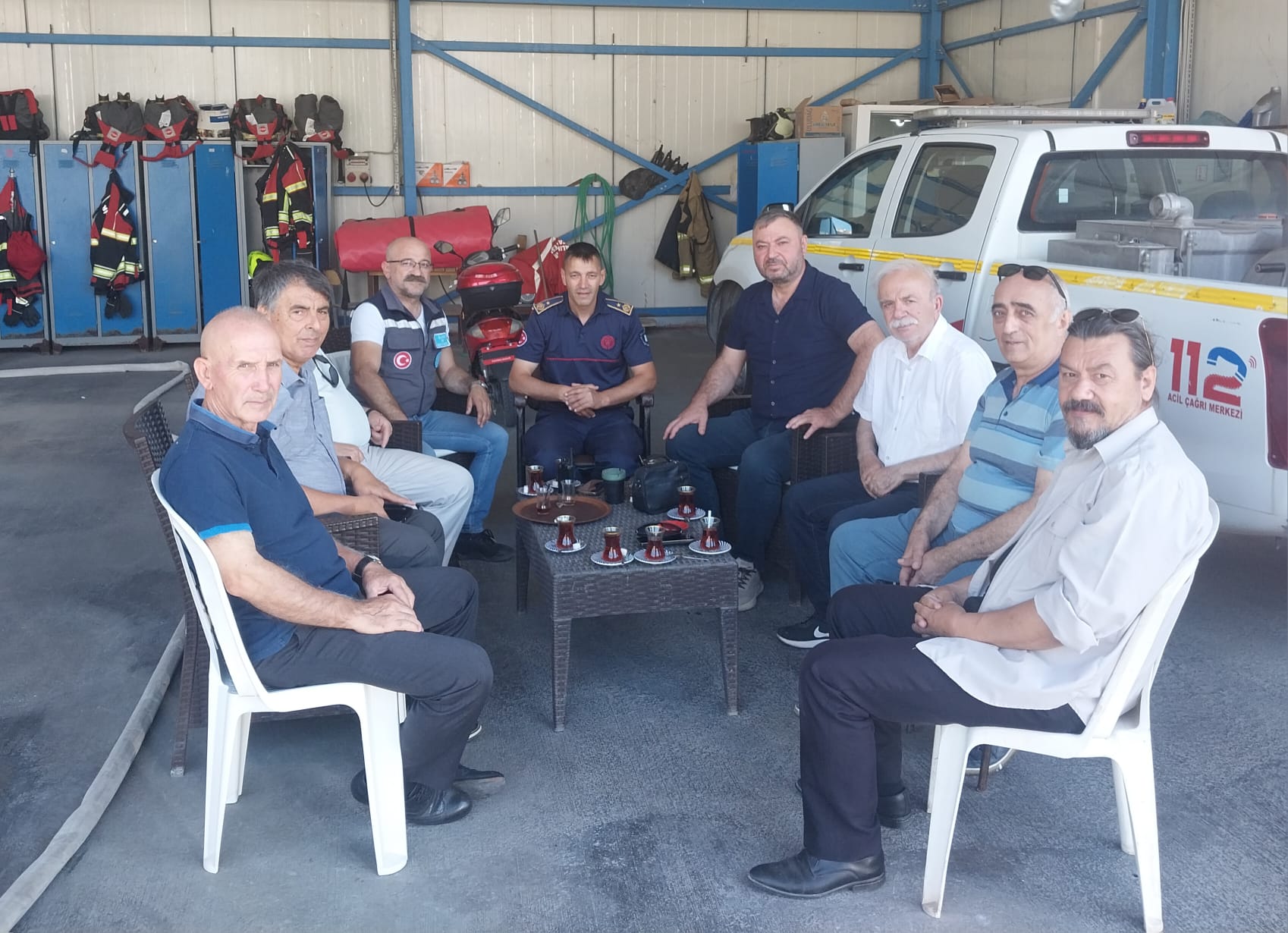 HASAN FEHMİ YÖRÜK: “KEPSUT İTFAİYE GRUP AMİRİMİZE NAZİK KABULLERİ İÇİN TEŞEKKÜR EDİYORUZ”