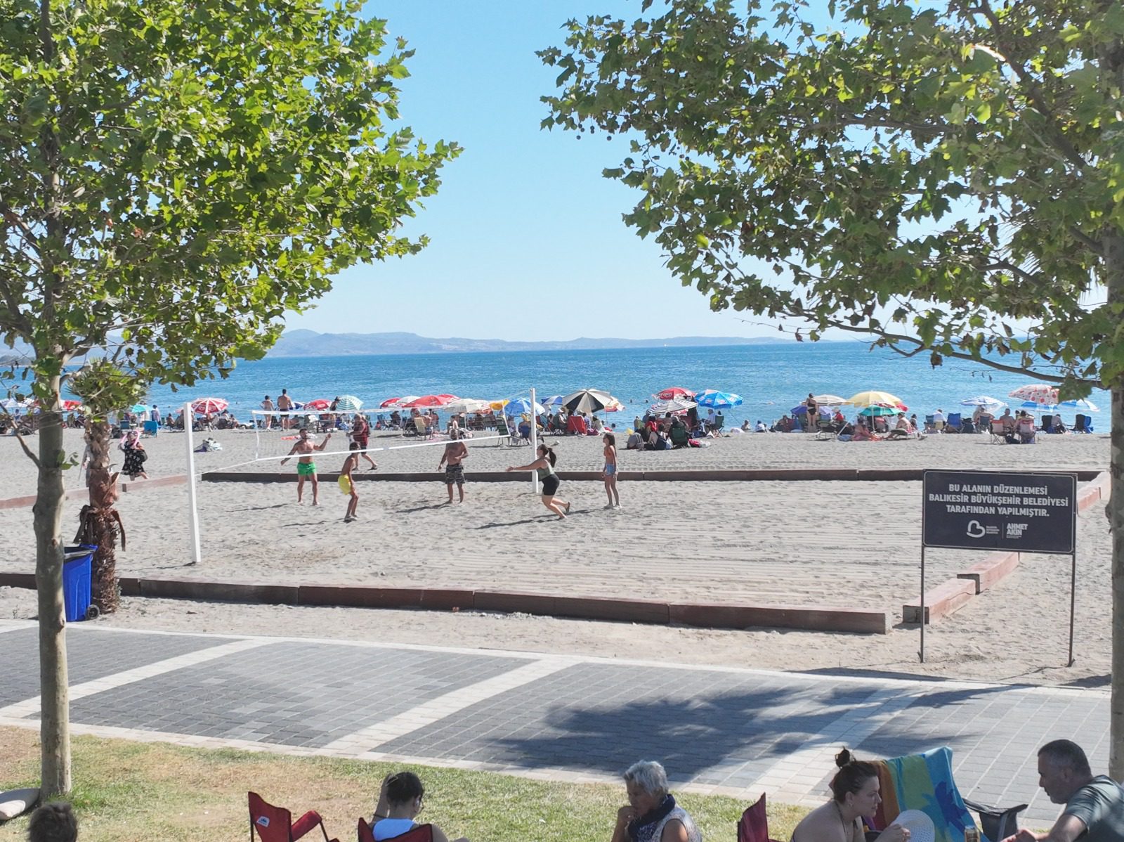 Balıkesir Büyükşehir Belediyesi plaj voleybolu severleri unutmadı