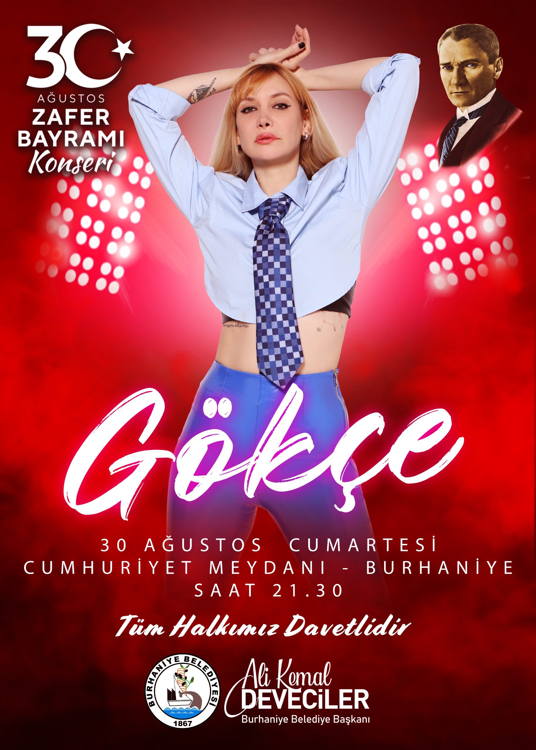 BURHANİYE’DE 30 AĞUSTOS ZAFER BAYRAMI COŞKUYLA KUTLANACAK