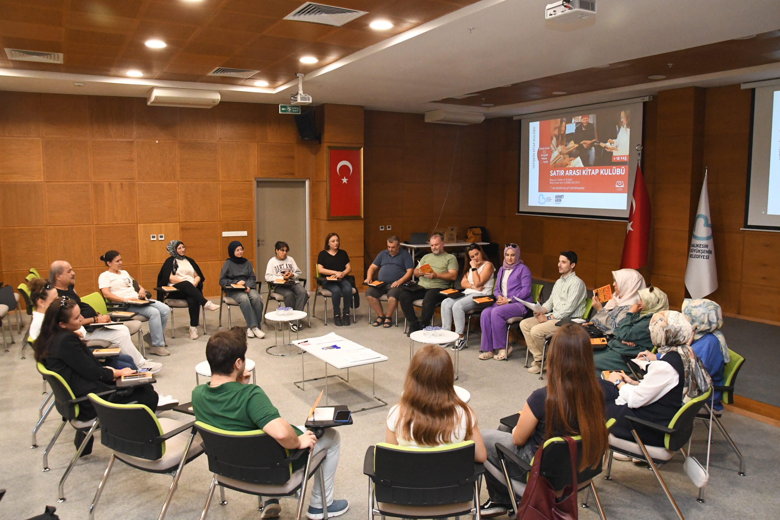Büyükşehir’in, Satır Arası Kitap Kulübü’ne büyük ilgi