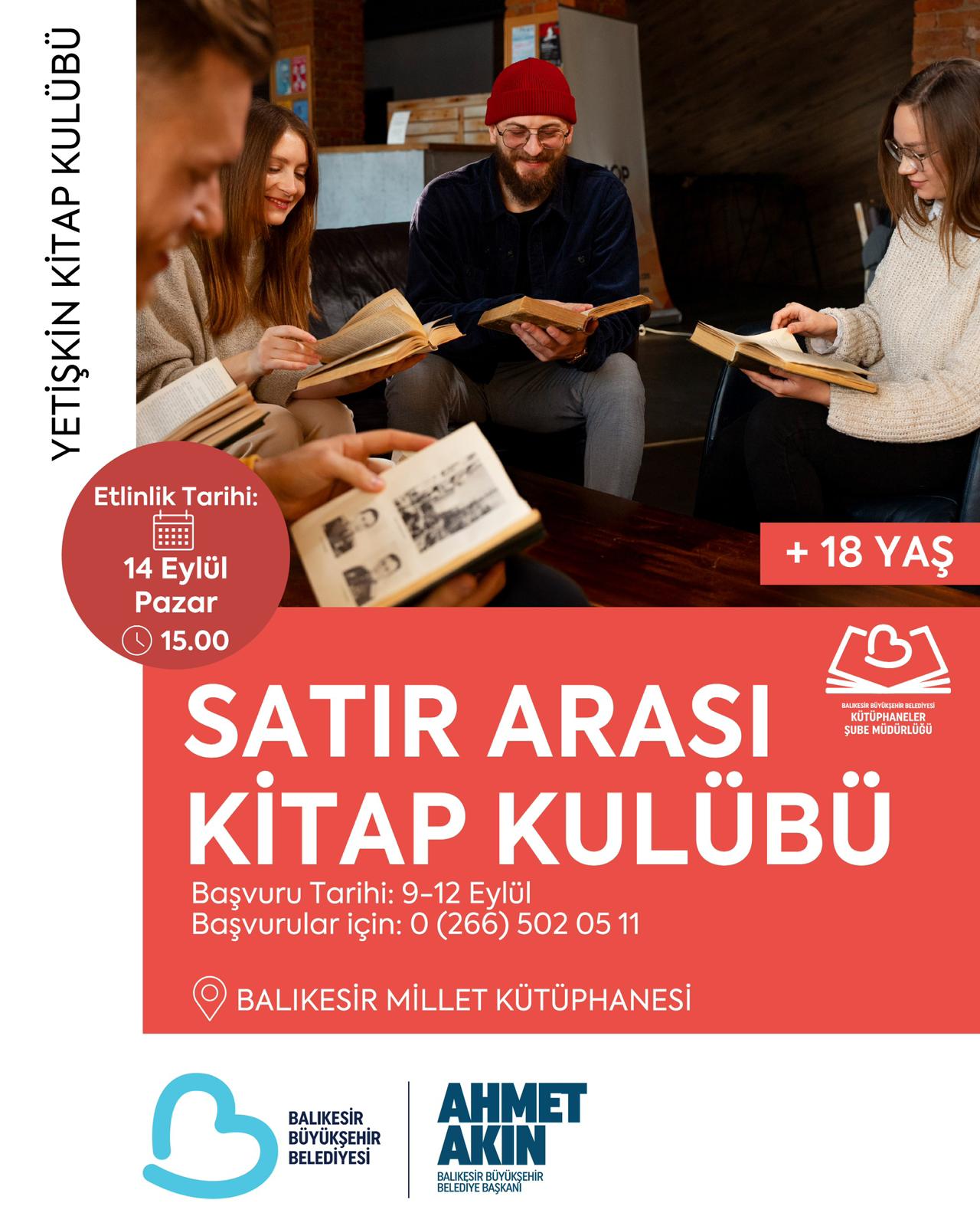 Satır Arası Kitap Kulübü kitap tutkunlarını buluşturuyor