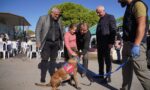 01 jandarma arama kurtarma köpeği Çilek, gösterilerini ilgiyle izleyen çocukların sevgilisi oldu.