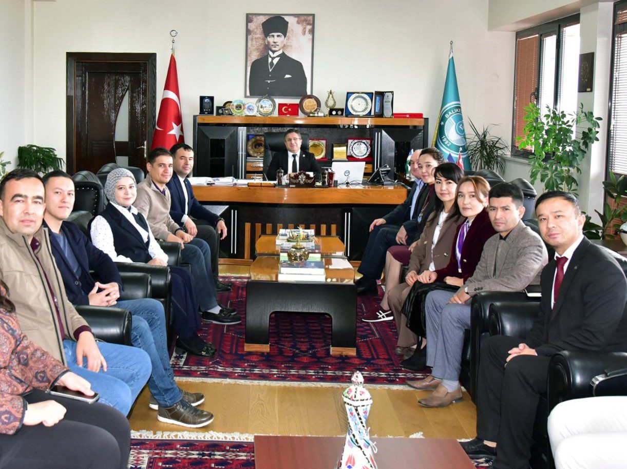 Özbekistan İnovasyon Bakanlığı Yarışmasında Seçilen En Başarılı Araştırmacılar Balıkesir Üniversitesinde