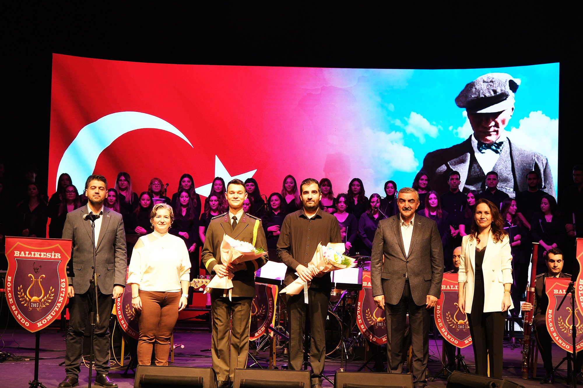 Bölge Bando Komutanlığı ve Balıkesir Üniversitesinden, “29 Ekim Cumhuriyet Konseri”