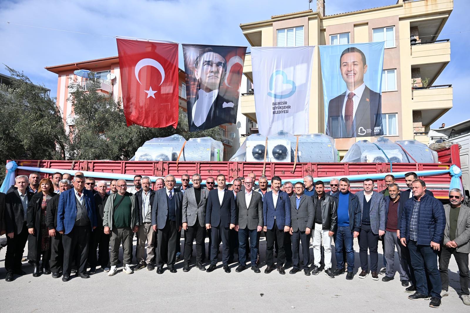 Akın’dan süt soğutma tankı ve araç üstü taşıma tankı desteği