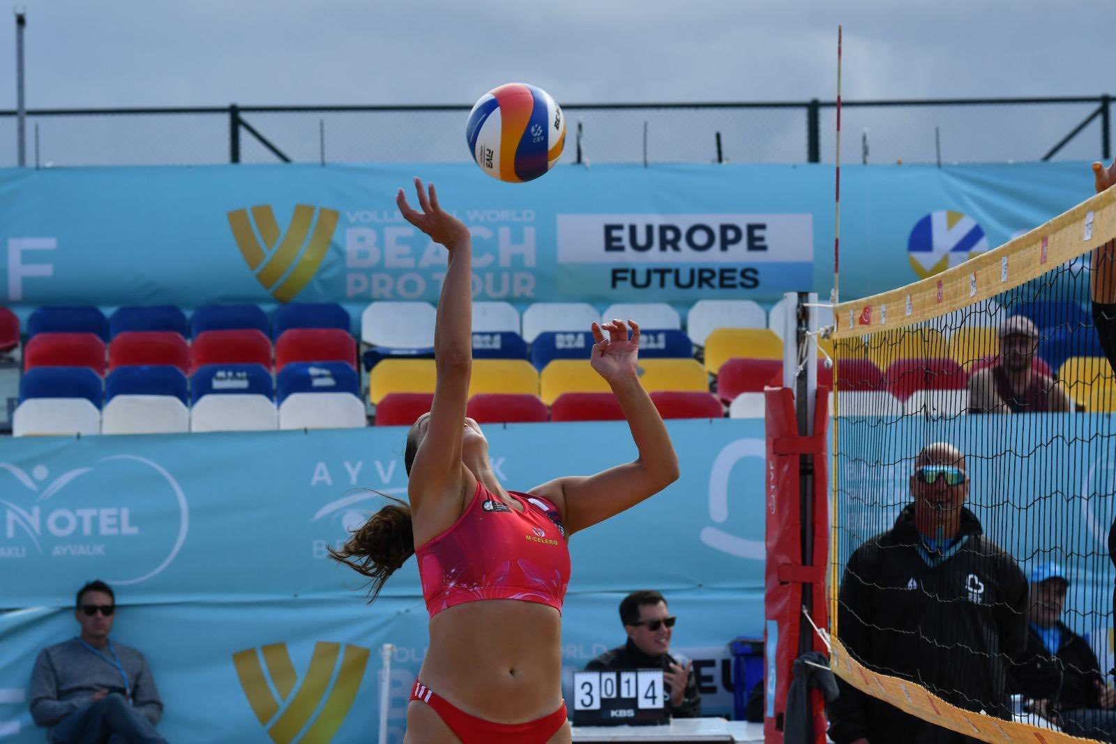 CEV Plaj Voleybolu Avrupa Kupası Ön Elemeleri Balıkesir Etabı tamamlandı