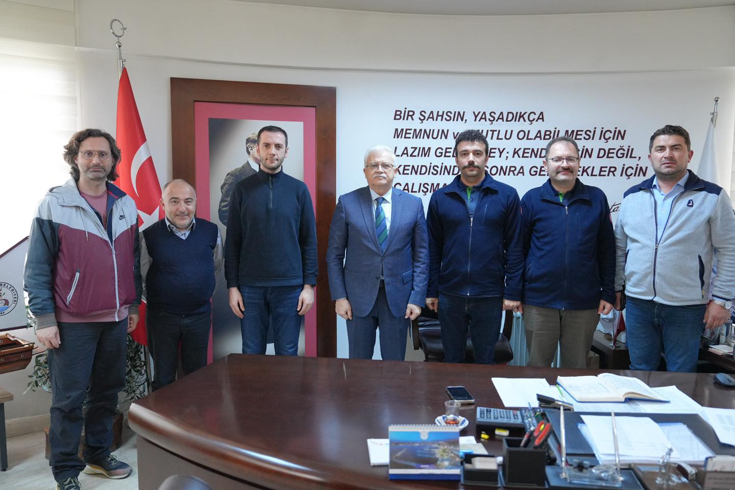 BURHANİYE’DE YAĞMUR SUYU DEŞARJ HATLARI İÇİN İLLER BANKASI İLE SAHA ÇALIŞMASI GERÇEKLEŞTİ