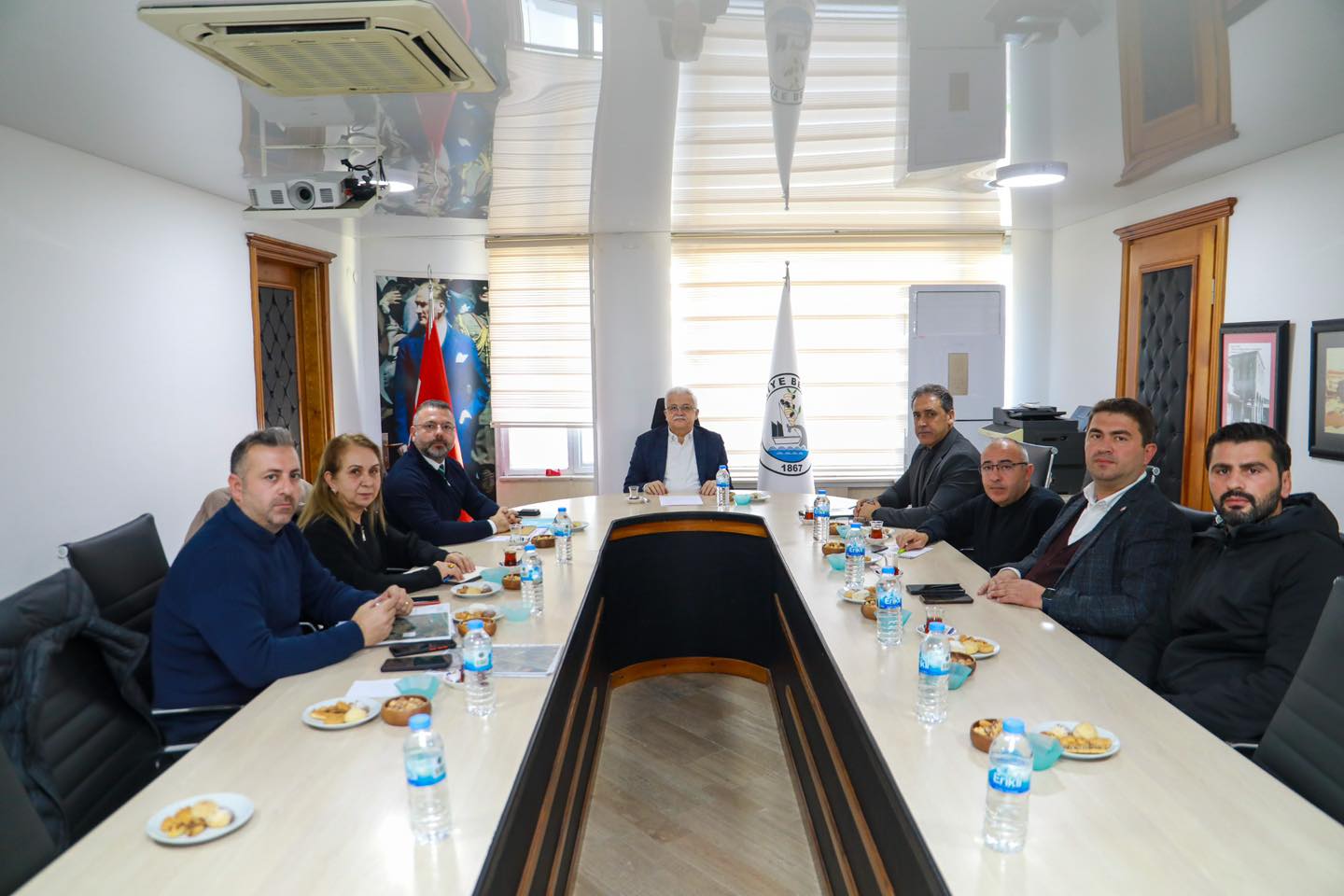 BURHANİYE’DE ALTYAPI İŞ BİRLİĞİ KAPSAMINDA KOORDİNASYON TOPLANTISI GERÇEKLEŞTİ