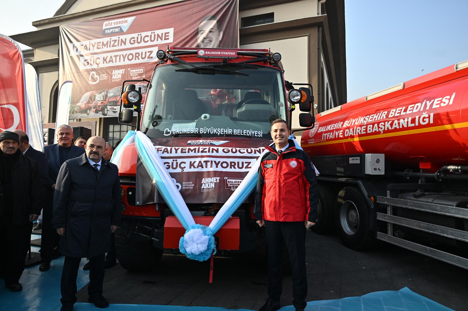 Balıkesir İtfaiyesi Gücüne Güç Katıyor