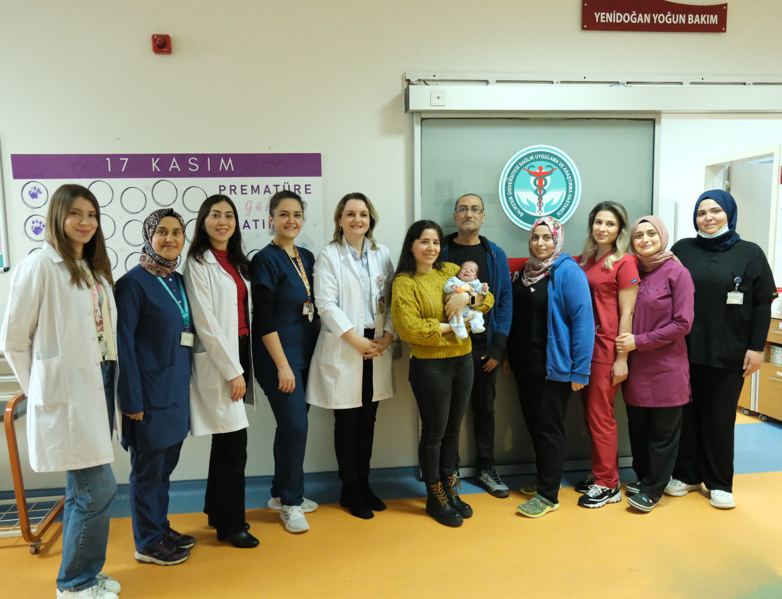 BAÜN Hastanesi Yeni Doğan Yoğun Bakım Ünitesinde Minik Hayatlara Büyük Destek