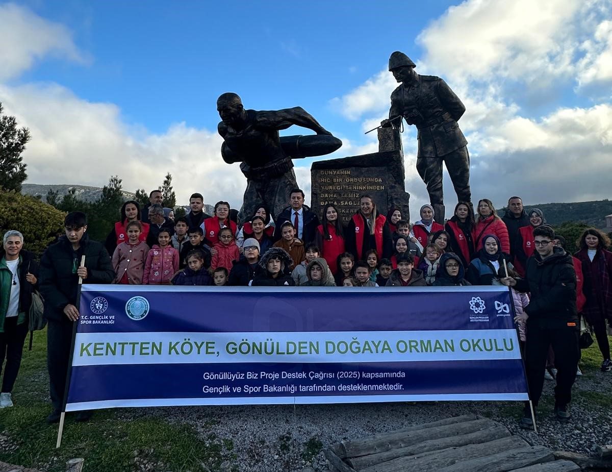 BAÜN’lü Genç Gönüllüler Doğa İçin Sahada: Havran MYO’dan Anlamlı Orman Okulu Projesi