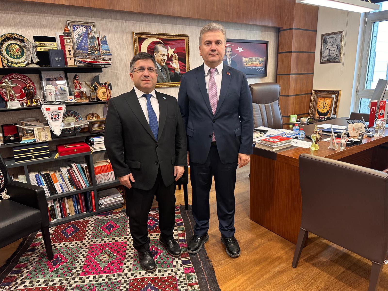 Rektör Prof. Dr. Yücel Oğurlu’dan Balıkesir Milletvekili Mustafa Canbey’e Ziyaret