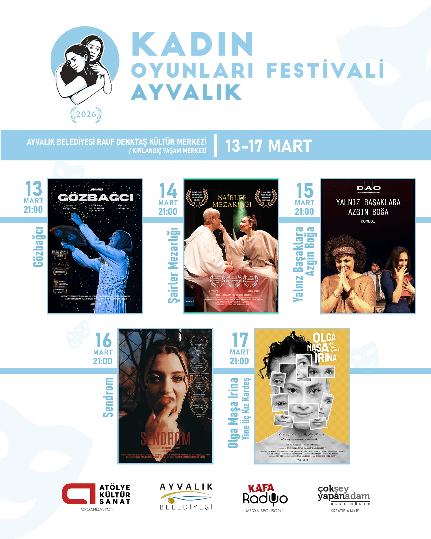 KADIN OYUNLARI FESTİVALİ CUMA AKŞAMI BAŞLIYOR
