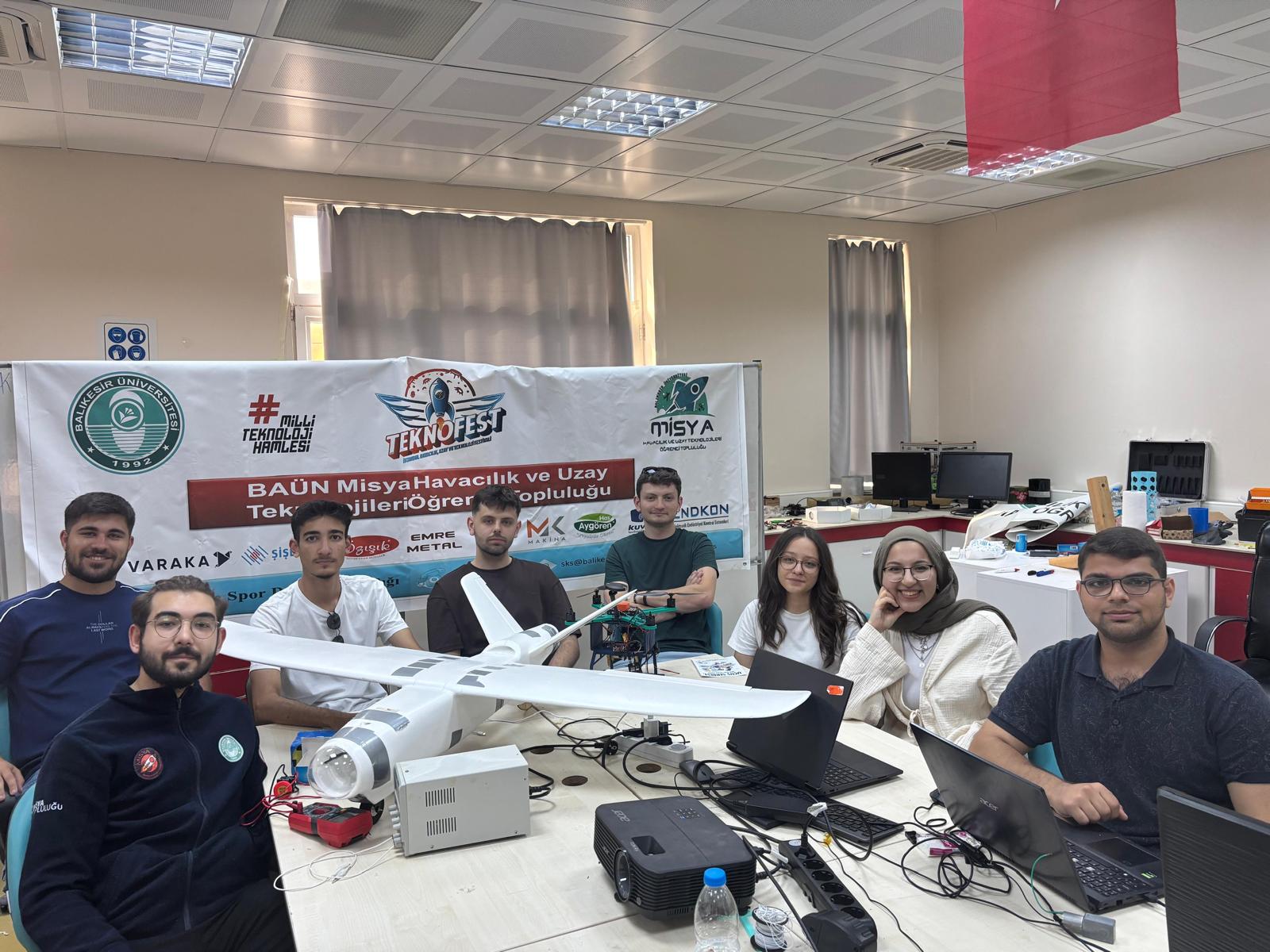 BAÜN’lü Genç Mühendis Adaylarının İHA Projesine TÜBİTAK Desteği