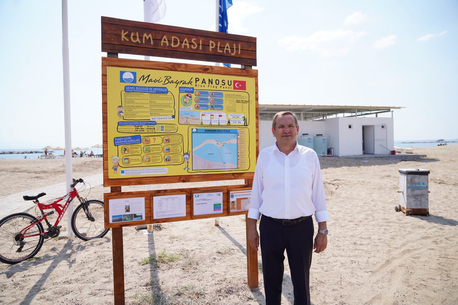 Ayvalık’ta Yeni Kum Adası Plajı Hizmete Açıldı