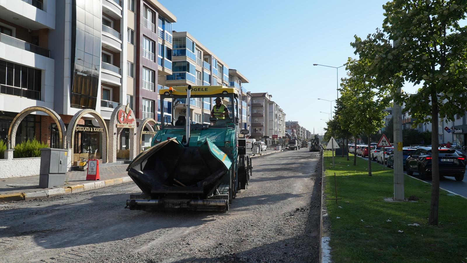 Büyükşehir Savaştepe Caddesi ni yeniliyor